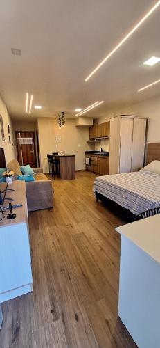 Studio moderno com churrasqueira 1