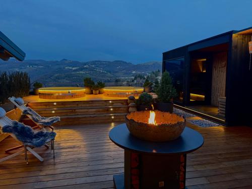 Pezsgőfürdő, Araldo Eco-Lodge in Cerro Veronese