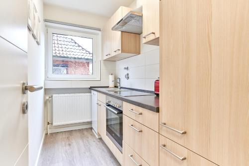 Konyha, Haus SeeZeit Appartement 04 in Timmendorfer Strand Városközpont
