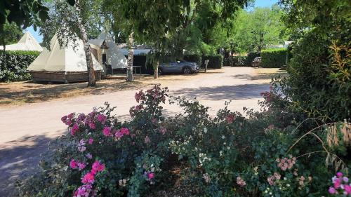 Skats, Camping Au Lac d'Hautibus in Massais