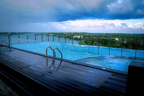Swimming pool, Ramadia Grand Holiday Resort in Bolgoda Lake