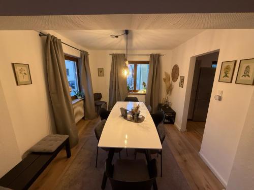 設施, FerienHaus mit Sauna Schustergasse Bischofsheim Rhön (FerienHaus mit Sauna Schustergasse Bischofsheim Rhon) in 比紹夫斯海姆a.d.力弘