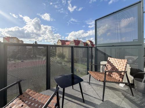 ระเบียง/ชานเรือน, Apartamenty Portovo Q4Apartments in กดานสค์