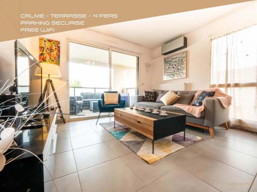 L'heliade, Parking, Terrasse, AC in Castelnau-le-Lez