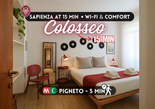 ATTICO CON TERRAZZO - COLOSSEO a 20min, Roma
