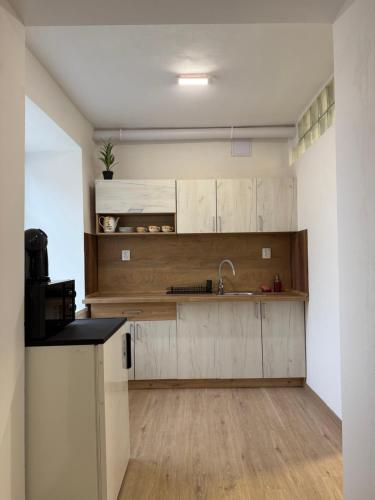 ห้องครัว, Apartmány U brány (Apartmany U brany) in ใจกลางเมืองเตลช์