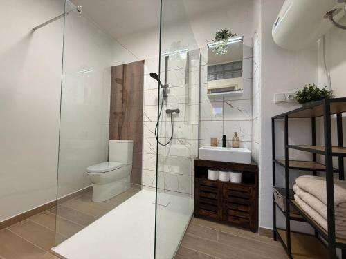 ห้องน้ำ, Apartmány U brány (Apartmany U brany) in ใจกลางเมืองเตลช์