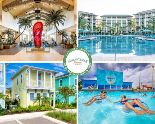 Entrancing Cottage with Hot Tub Near Disney at Margaritaville 2987La - main image