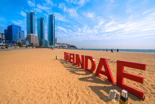 пляж, UH SUITE THE HAEUNDAE in Пусан