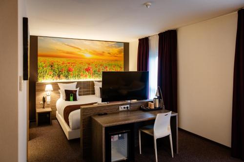 1 double bed