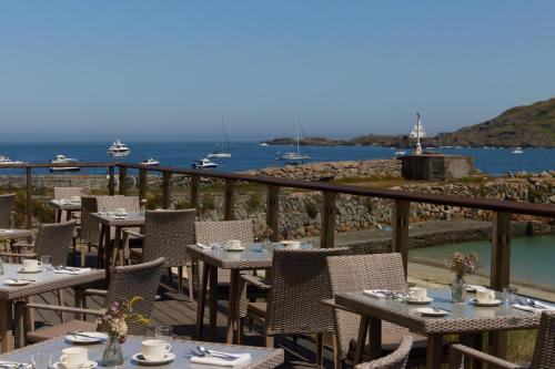 레스토랑, Braye Beach Hotel, Alderney in 브레이