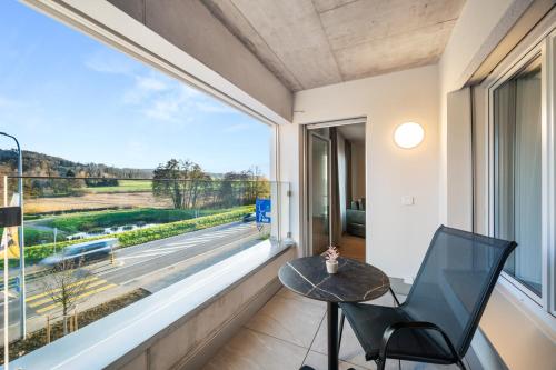 陽台/露台, Aparthotel Hine Adon Avenches A1 - Self checkin in 阿旺什