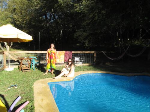 Zwembad, HOTEL & HOSTAL CHIL'IN, Las Trancas in Termas De Chillan
