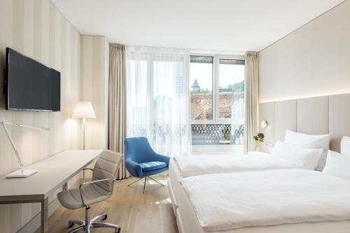 1 double bed