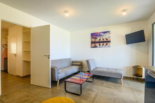 Suite face à la plage et proche des commerces (Suite face a la plage et proche des commerces) in ลา ทรินิตี้