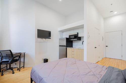 Studio 2 personnes-Location a la semaine-Parking inclus in Mercier-Hochelaga-Maisonneuve