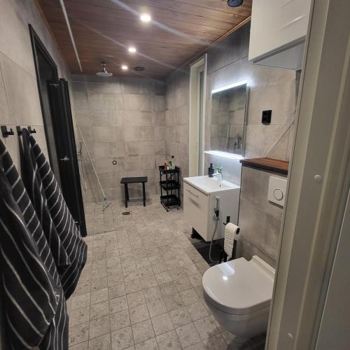 Cozy studio with a wood burning sauna in Rauma