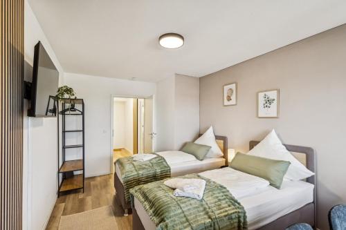 Skyview Apartment mit Balkon & Parkplatz in Ditzingen, Deutschland