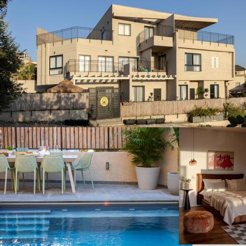 Exterior view, Sun Circle - וילה יוקרתית עם בריכה מול הכנרת in Tiberias