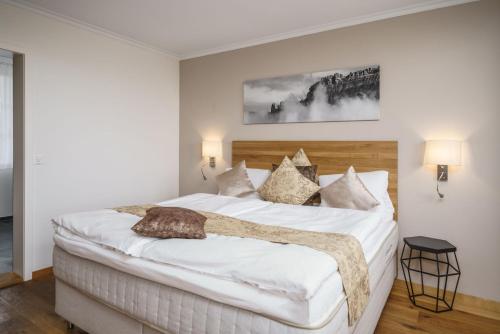 1 queen bed, 1 sofa bed