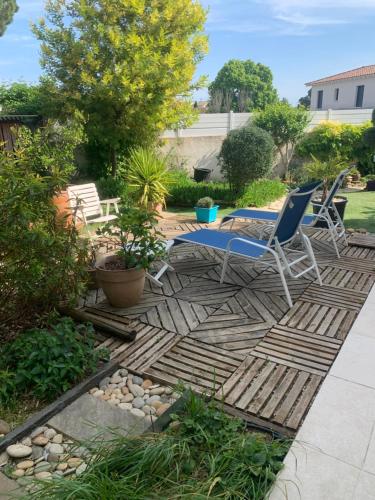 Garden, Chambre au calme a Montpellier in Prunet