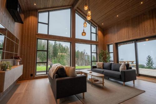 Luxury cabin, Wellness and view over the Tyrifjord in Sundvollen