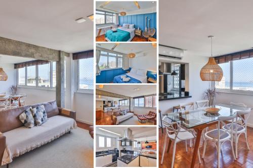 Vista Mar 2qts reformado, metrô e 300m da praia! – khách sạn tại Leblon