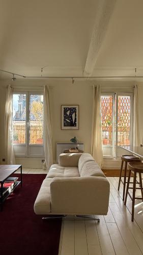 Duplex, grand balcon et sauna