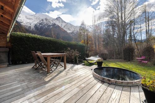 Momi Cocon 4pax Jardin Jacuzzi Vue in Les Praz d'en Bas