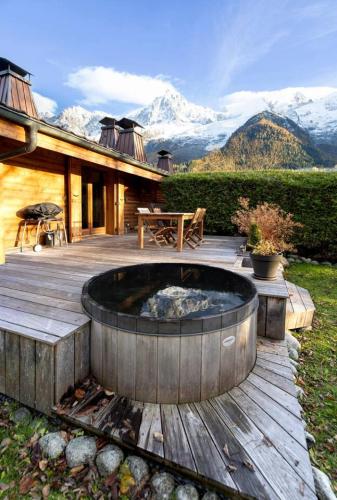 Momi Cocon 4pax Jardin Jacuzzi Vue in Les Praz d'en Bas