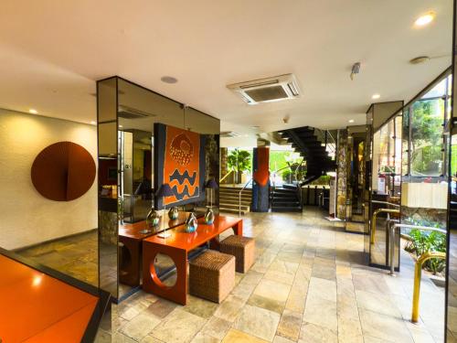 Empfangshalle, Ferraretto Guaruja Hotel & Spa in Guaruja