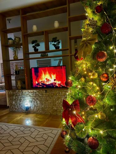 The warmth of a home with a fireplace in the very center of Sarajevo