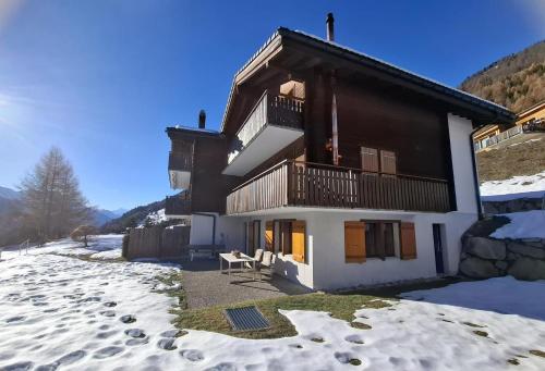 Studio Chalet Edelweiss in Blitzingen, Schweiz