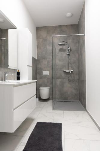 Zuhanyzó, Luxury Apartment Brendi in Brezovica Pri Ljubljani