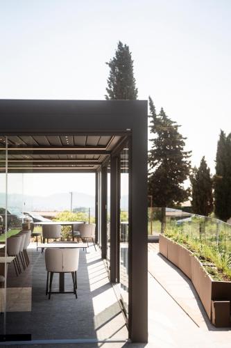 陽台/露台, Borgo Capietaglio Wine Resort in 蓬蒂達