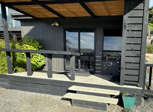 Balkons/terase, Beach view studio 337 in Omapere