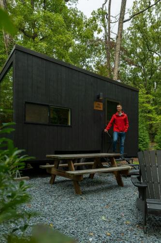 外部景觀, Postcard Cabins Asheboro in 阿什伯勒