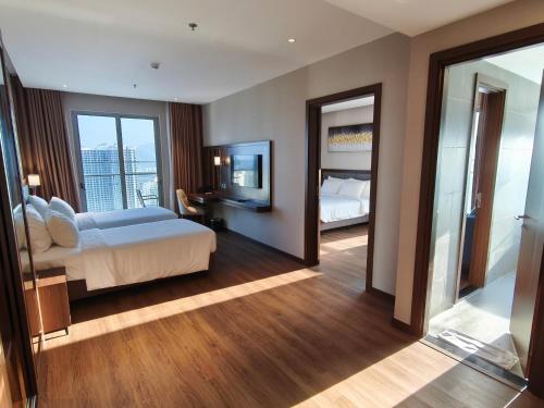 Habitación doble, familiar, vistas al mar