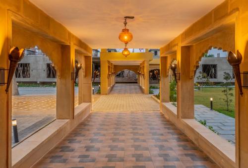 Sala de refeições, Raj Leela Heritage Resort By Estherea in Ranakpur