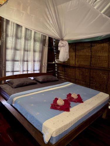 1 double bed