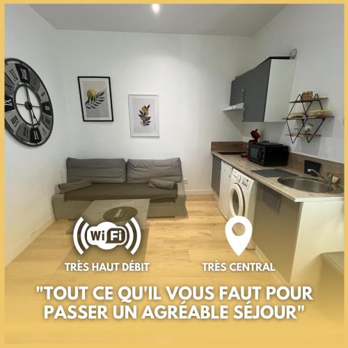 Appartement St Genis Laval Hyper centre - Location saisonnière - Saint-Genis-Laval