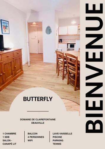 Butterfly Deauville - Piscine - Tennis - Parking