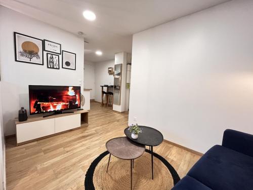 Paris 24 - Studio calme, cosy proche centre Reims