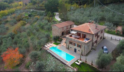 A szálláshely kívülről, Chianti, Toscane: villa avec vue in Lucolena