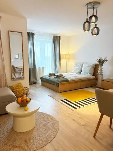 Modernes Zentrales Designer Apartment I Perfekt für Arbeiten & Familien in Graben-Neudorf, Deutschland