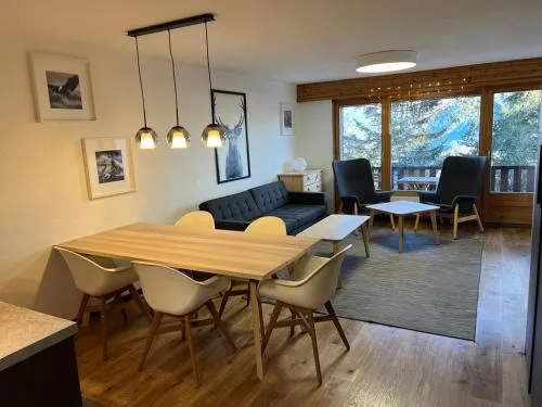 Cosy studio for 5 near ski lift, HAMEAU D2 in Les Collons, Schweiz
