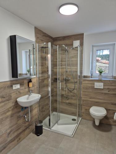 Bathroom, Ferienwohnung - ZeitRaum in Gemunden