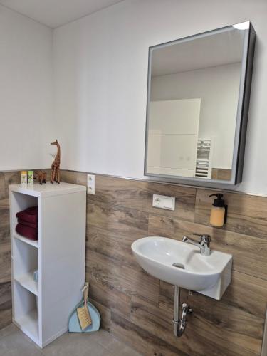 Bathroom, Ferienwohnung - ZeitRaum in Gemunden