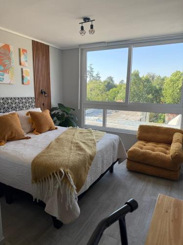 Apartamento Moderno con Vista al Parque OHiggins