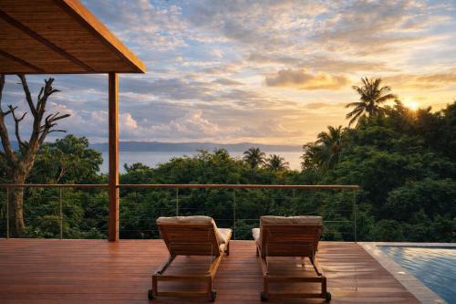 Tropical cottage sea view - private pool - Koh Phangan